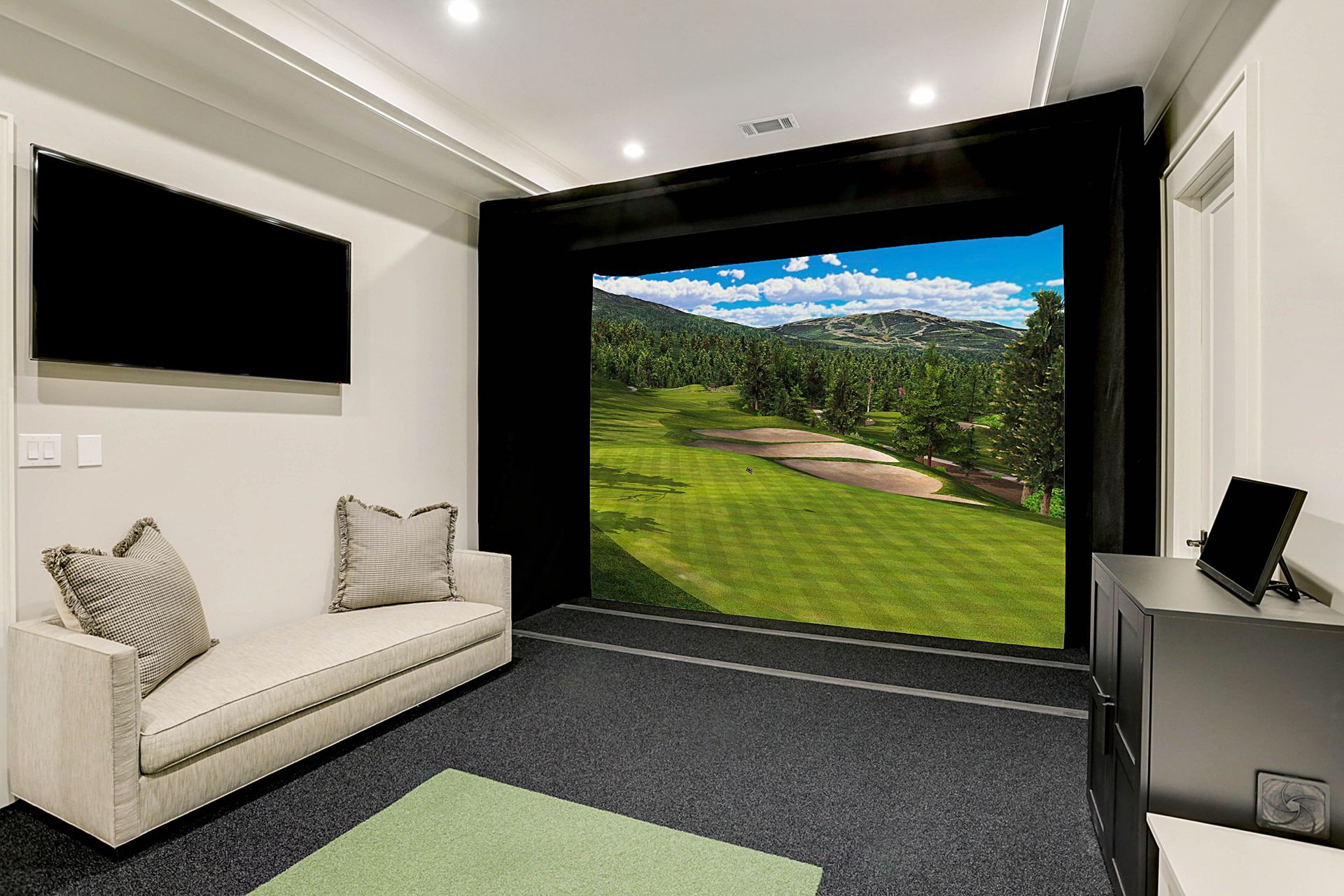 Person in yoga pose holding incense near a potted plant.