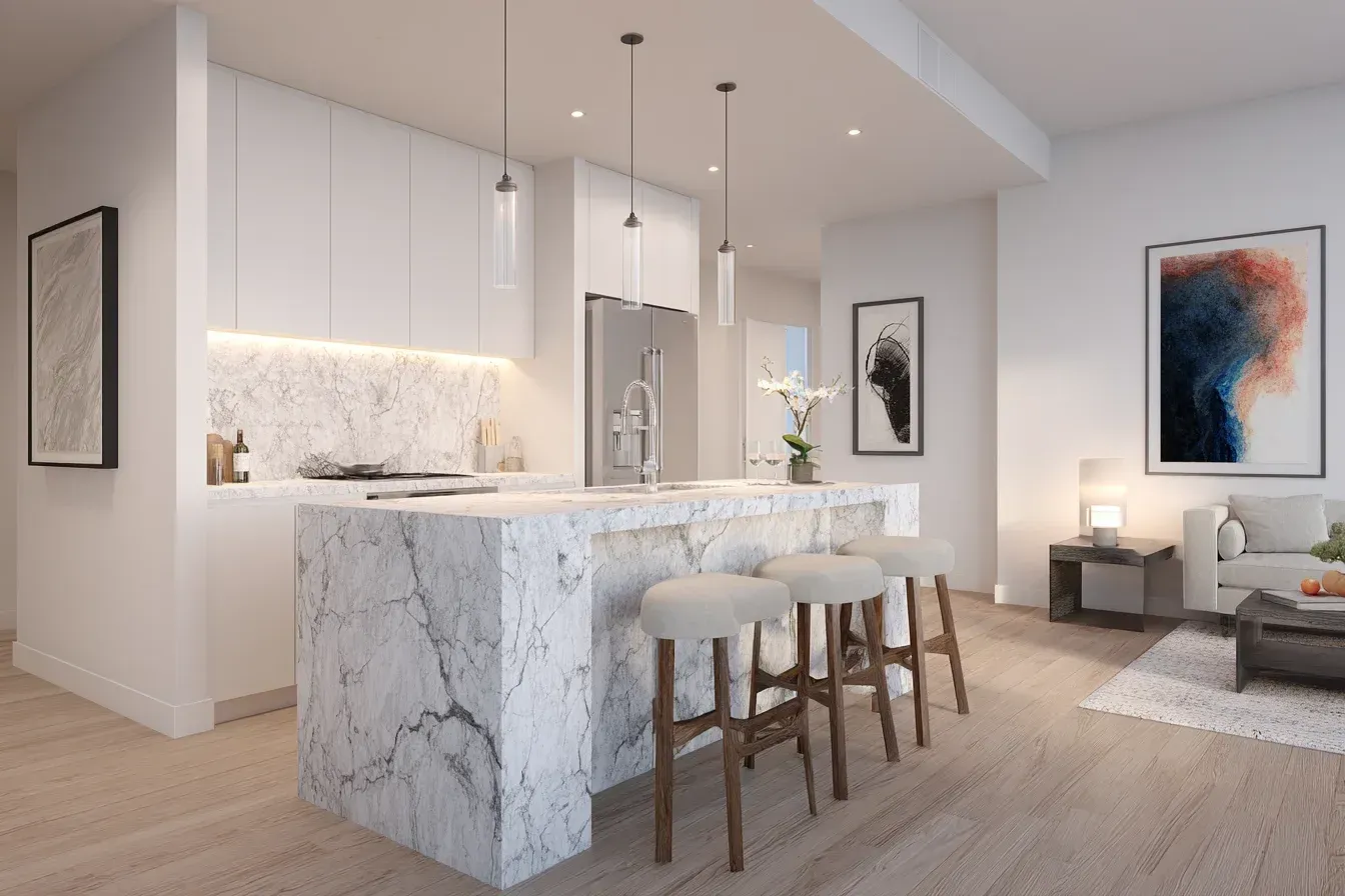 Kitchen renovation Coquitlam BC | Kitchen remodel Coquitlam Canada | Matte cabinetry, marble refacing, and under-cabinet LED strips illuminate every surface. Coquitlam kitchen experts optimize space and workflow through tailored layouts. Each project enhances comfort, beauty, and long-term property value.