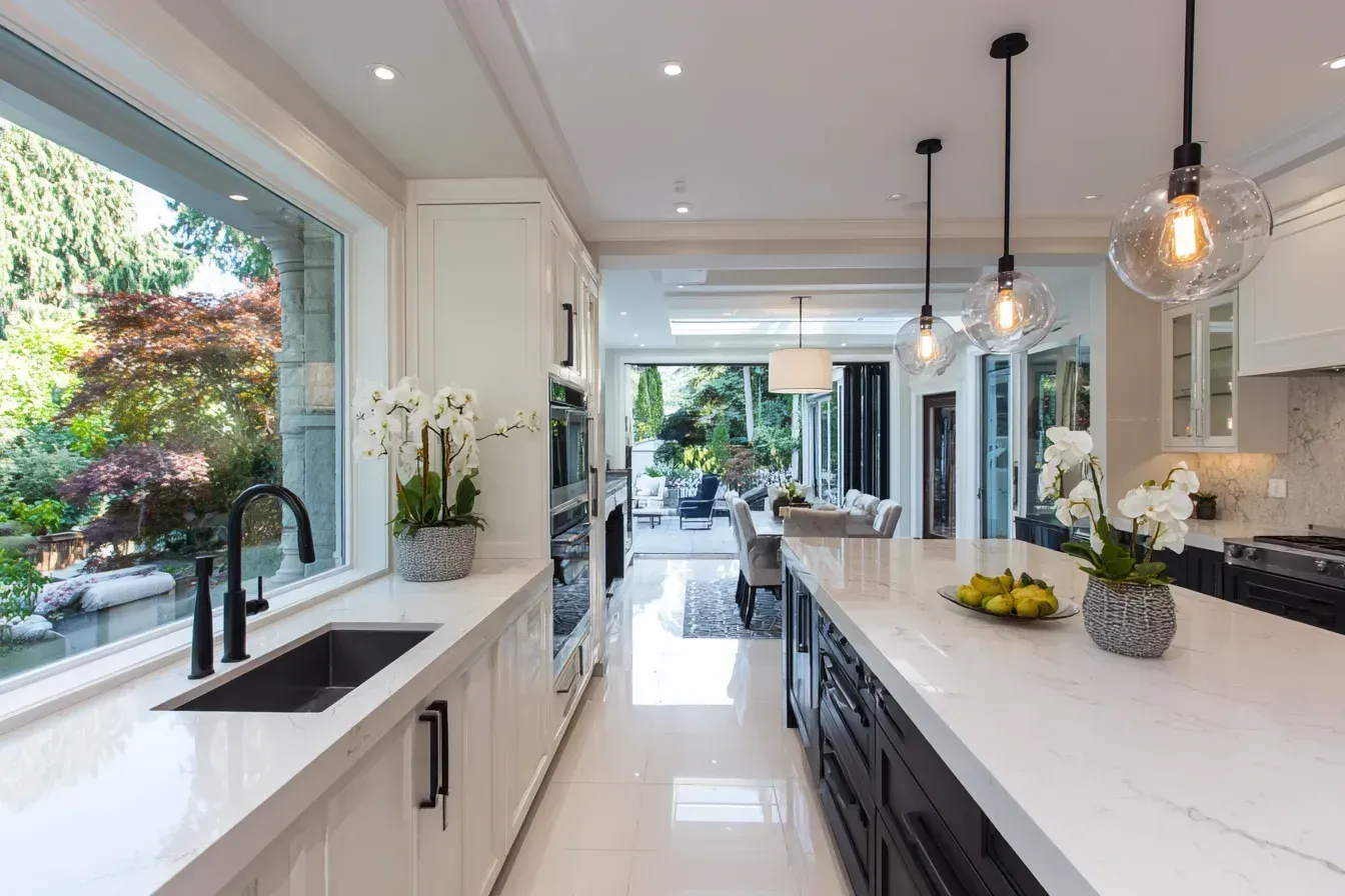 Kitchen renovation Coquitlam BC | Kitchen remodeling Coquitlam Canada | Modern quartz surfaces, oak cabinetry, and brushed nickel finishes installed by Coquitlam renovation contractors near Burke Mountain. Local experts bring contemporary precision to every build. Each remodel reflects BC design excellence.