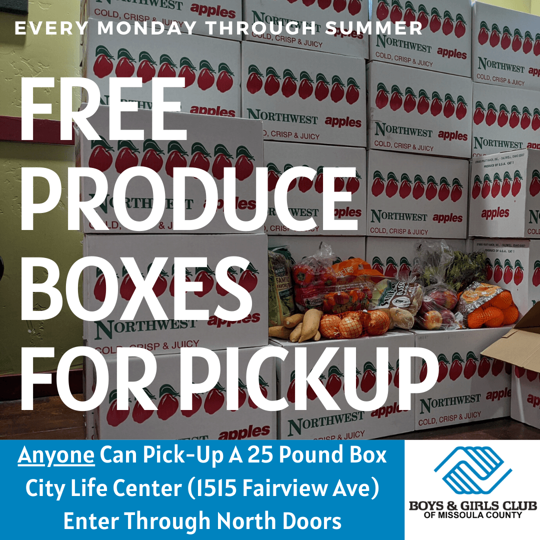 Free 25 Pound Produce Boxes For ANYONE to Pick Up Every Monday