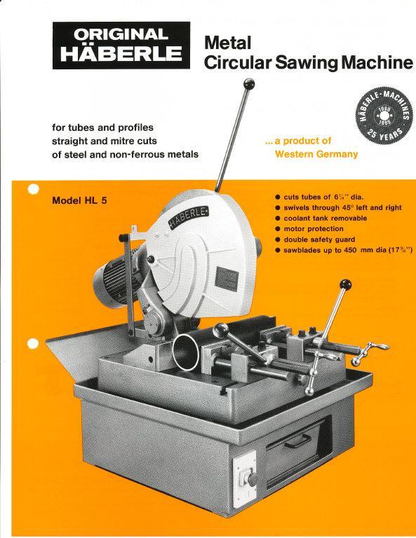 Haberle HL5 Cold Saw