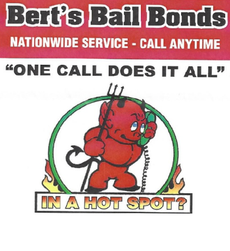 Bert's Bail Bonds logo