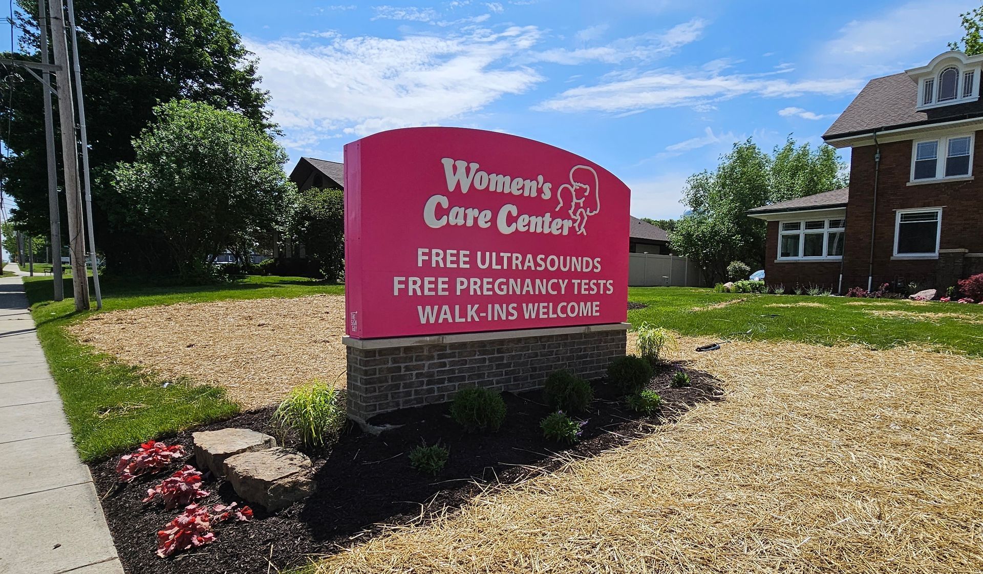 Women's Care Center Monument Signs — Fort Wayne, IN — The Sign Guy