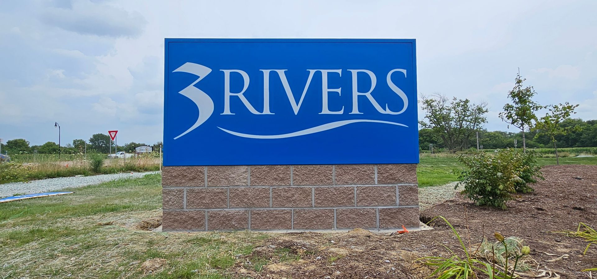 3 Rivers Monument Signs — Fort Wayne, IN — The Sign Guy