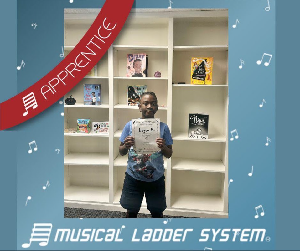 Logan earned his certificate and wristband for 3 months!