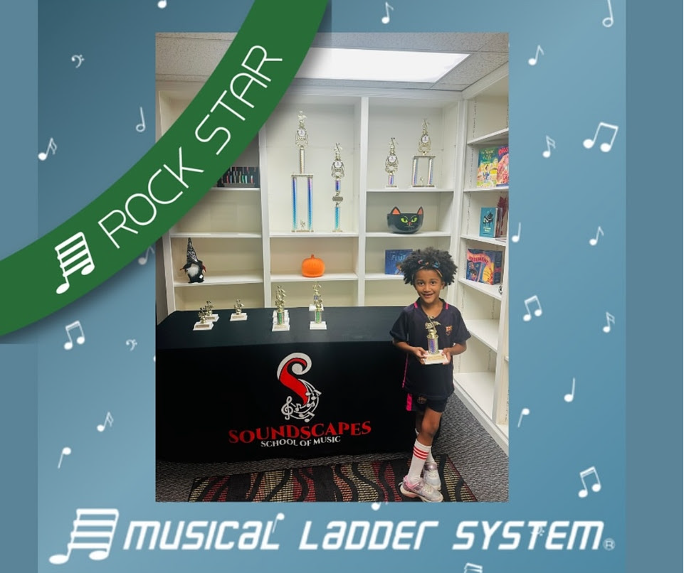 Coainelle earned her certificate, wristband, and trophy for 1 year!