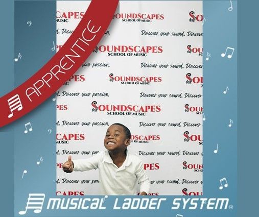 Zaire earned his certificate and wristband for 3 months of piano lessons!