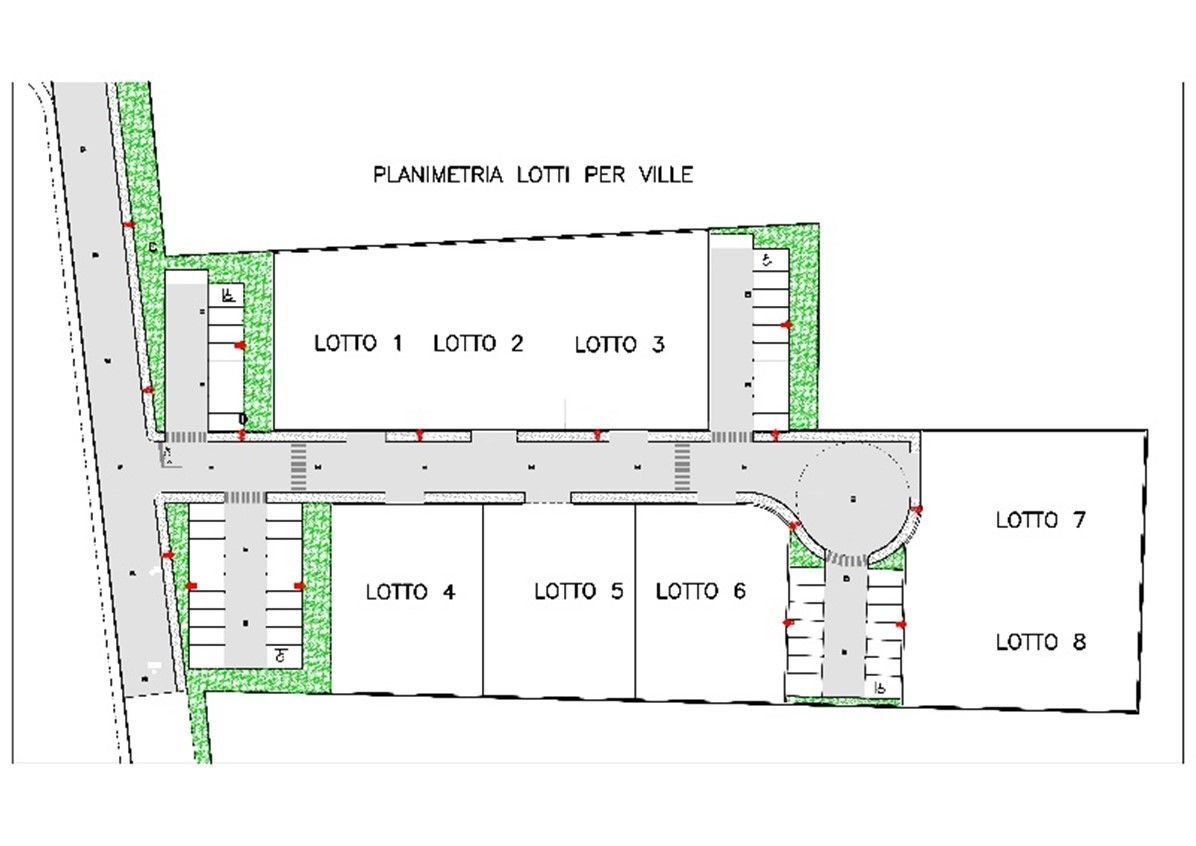 planimetria ville nuove costruzioni buttigliera Torino