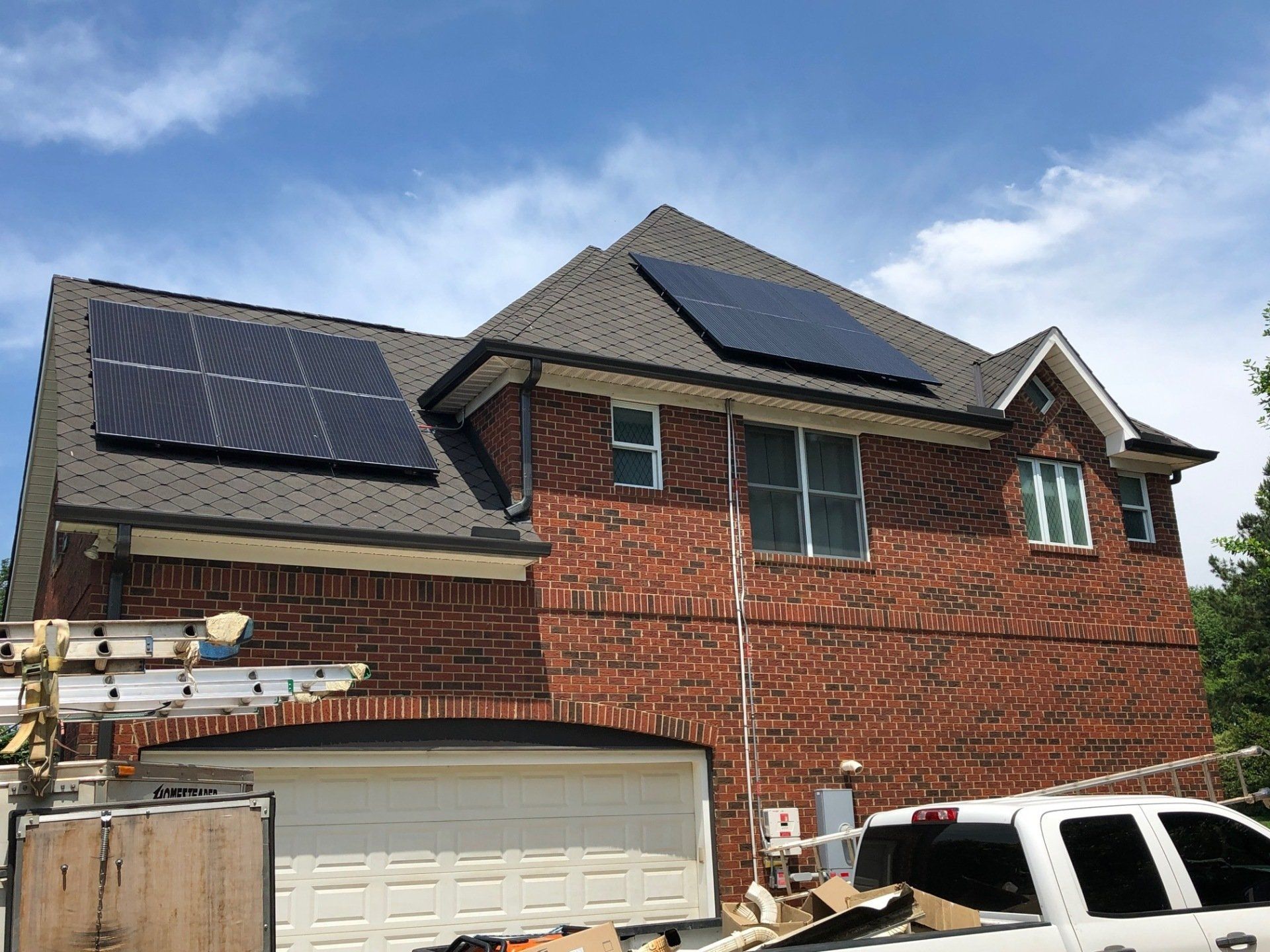 Brick House With Dark Roofs — Concord, NC —  JW Services Inc of NC