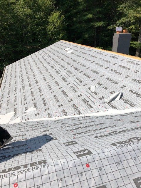 Newly Installed Gray Roof — New Window in Concord, NC