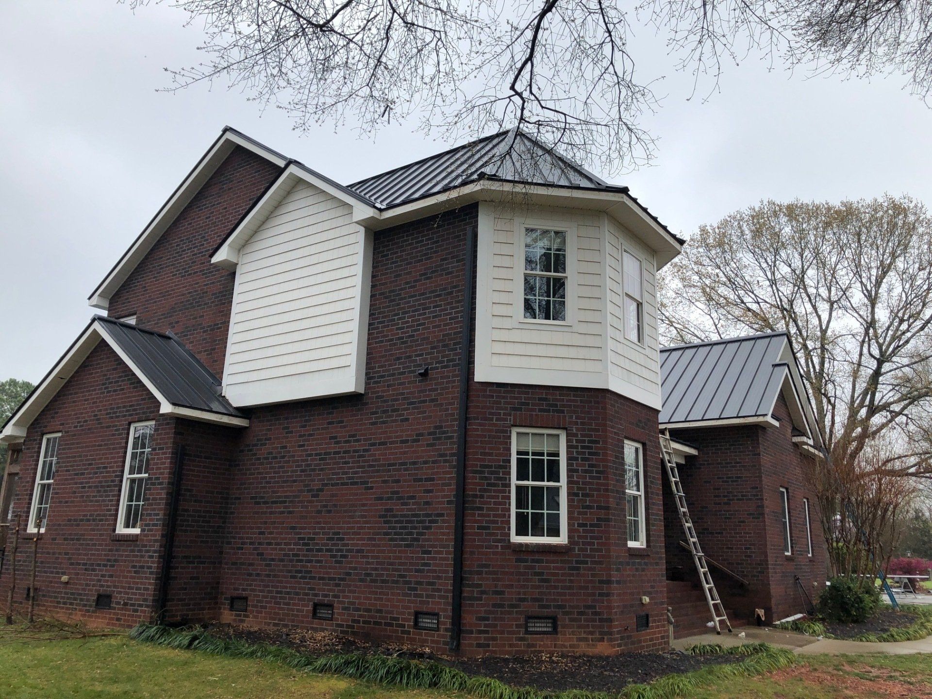 Large House With Newly Installed Roof — Concord, NC —  JW Services Inc of NC