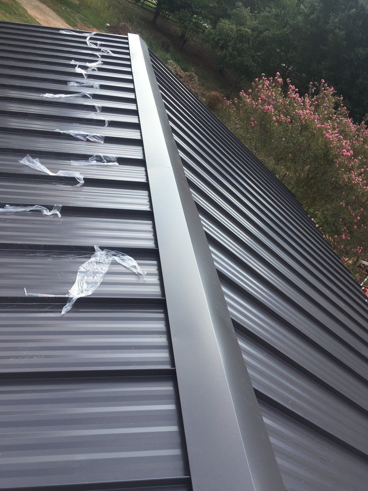 Gray Metal Roof — New Window in Concord, NC
