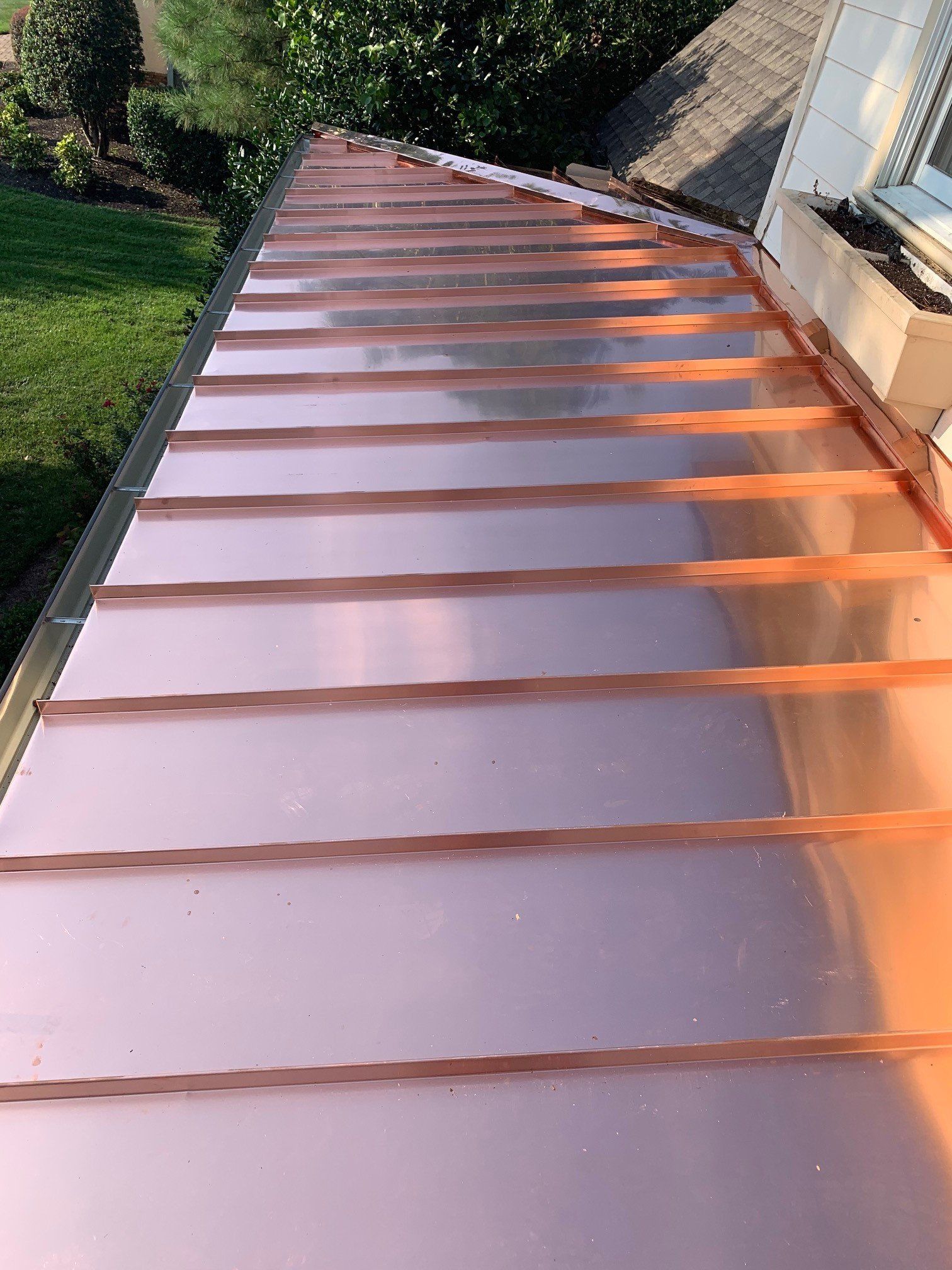 Colored Roof Sheets — New Window in Concord, NC