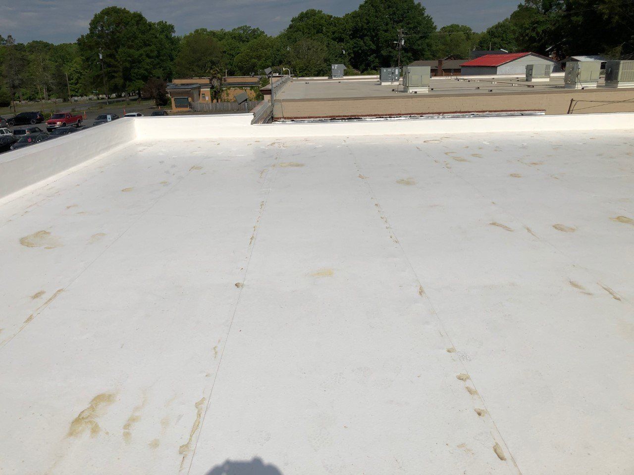 White Flat Roof — New Window in Concord, NC