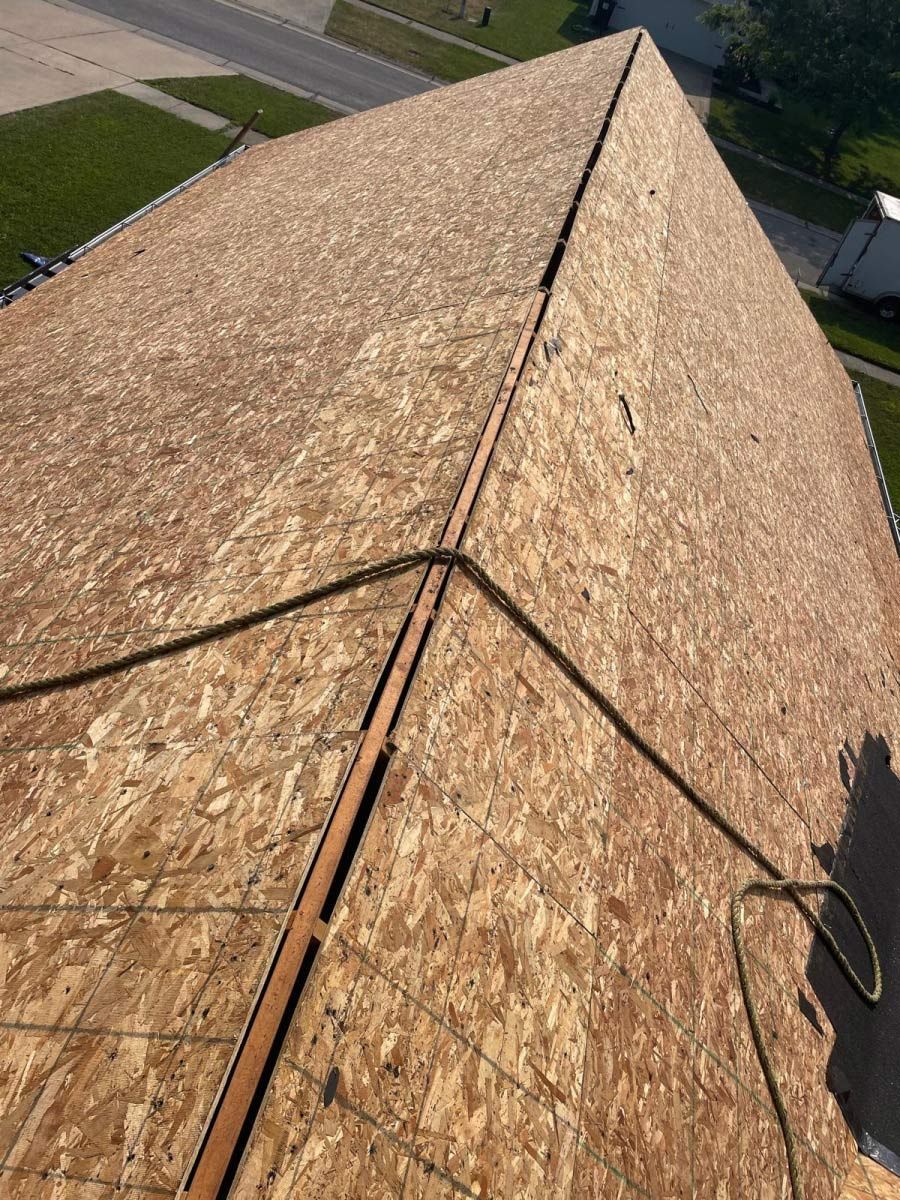 Removed Old Roof for Replacement