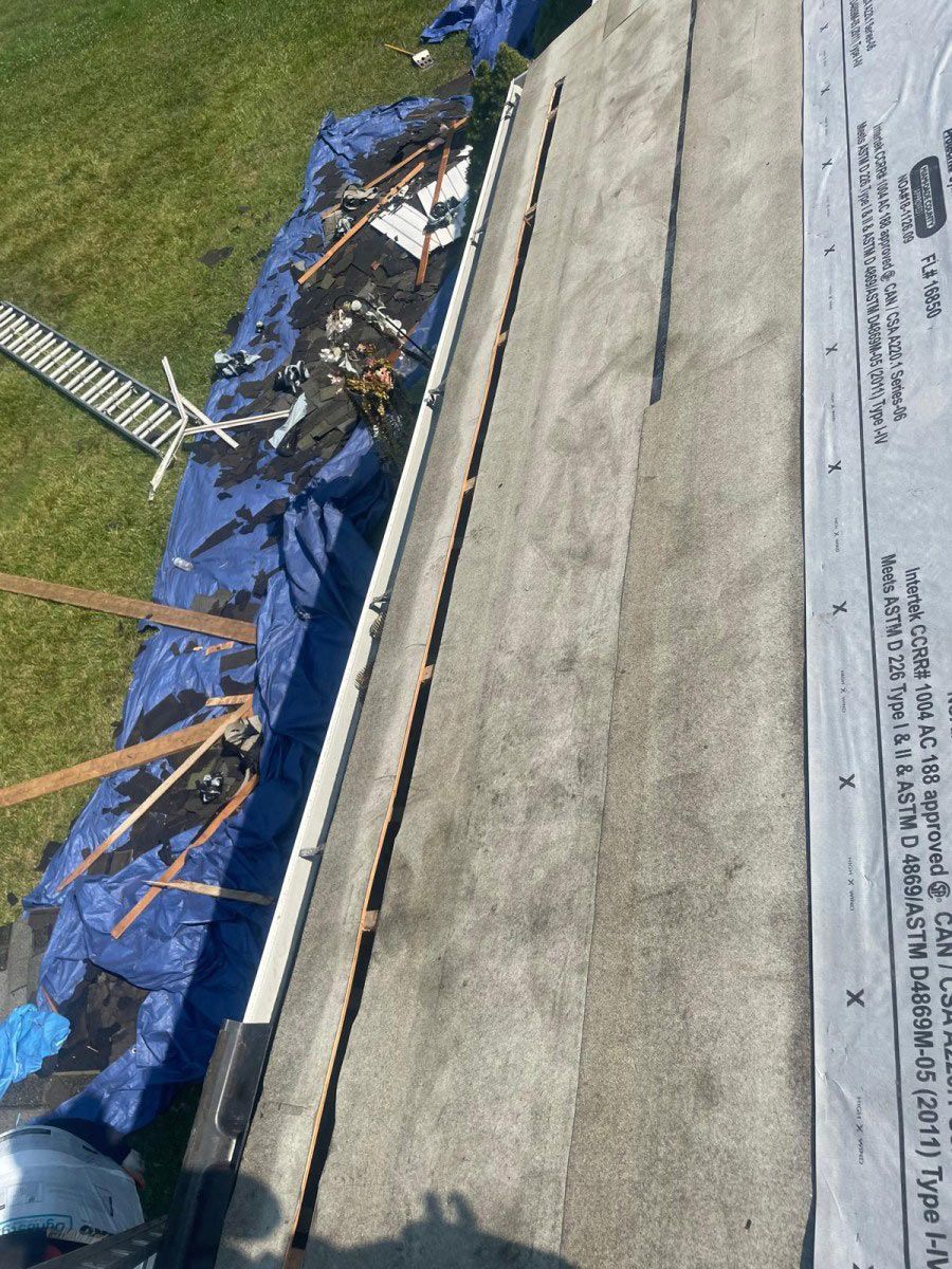 Removed Old Shingle Roof