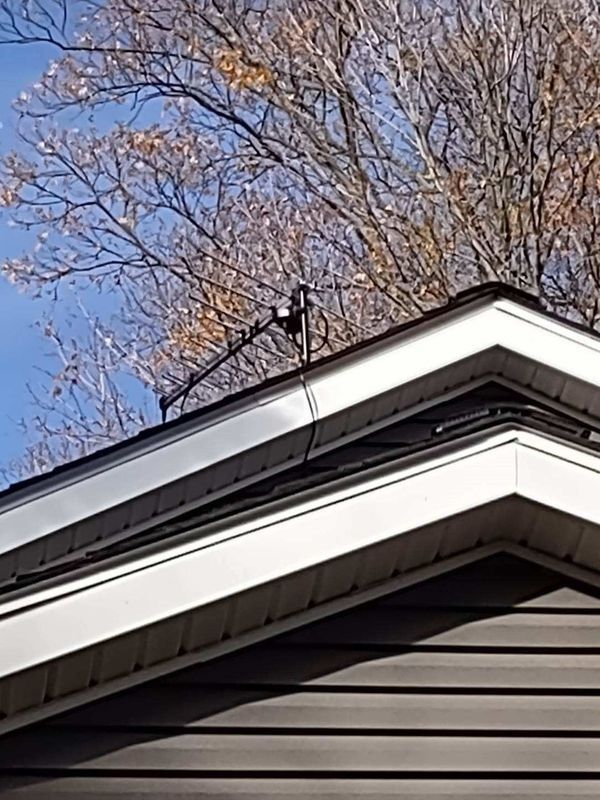 Home Antenna on roof of house Installed by Terra Comp Technology LTD