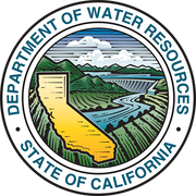 Logo highlighting the Department of Water Resources.