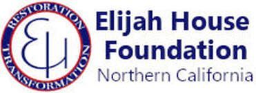 A logo for the elijah house foundation in northern california