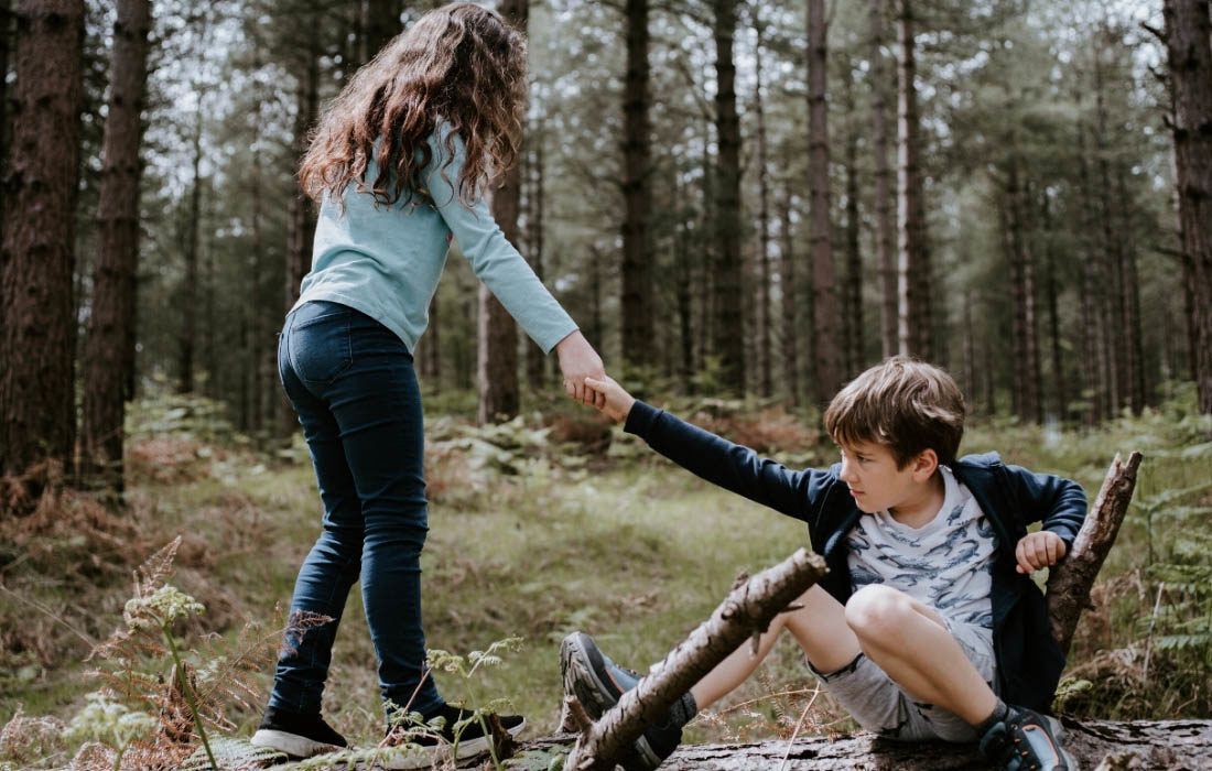A Girl is Helping a Boy — MoneySmith Group In Kingscliff, NSW