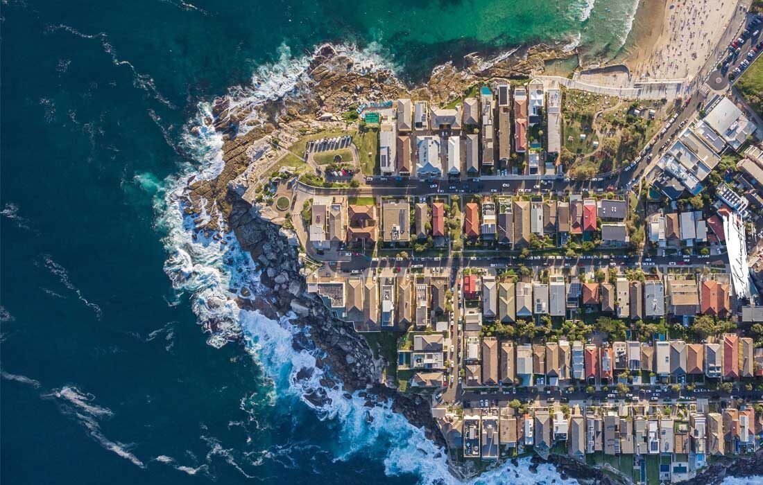 An Aerial View of a City Next to the Ocean — MoneySmith Group In Kingscliff, NSW