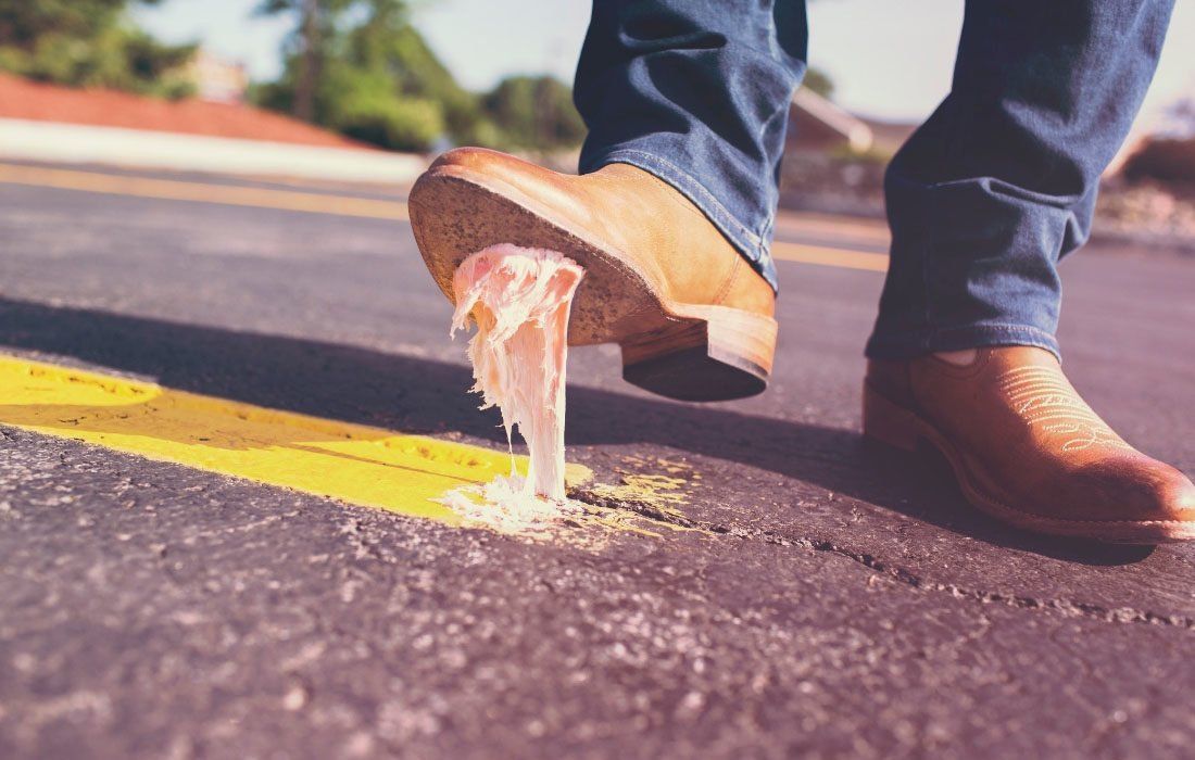 A Person is Kicking a Piece of Gum — MoneySmith Group In Kingscliff, NSW