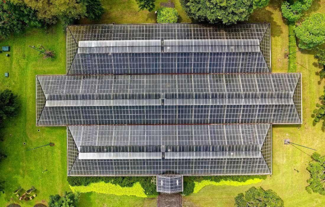 An Aerial View of a Greenhouse Surrounded — MoneySmith Group In Kingscliff, NSW