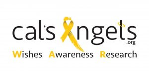 The logo for cal 's angels wishes awareness research