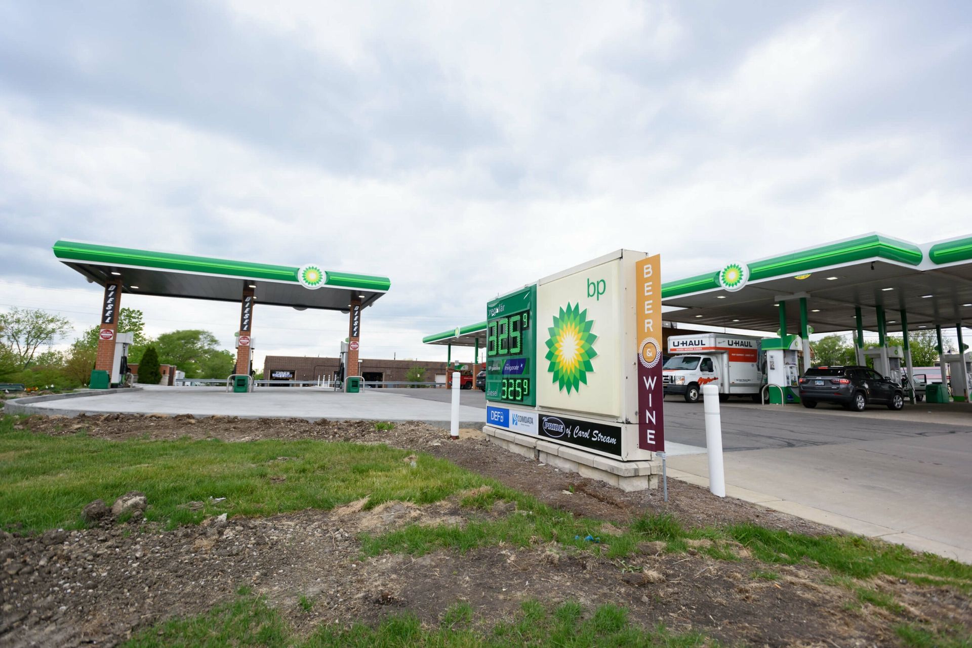 A convenience store with a lot of food and drinks on display.