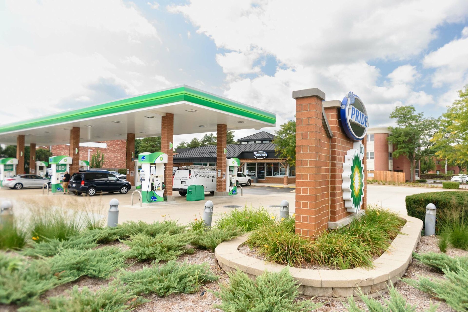 The inside of a convenience store with a lot of food and drinks.