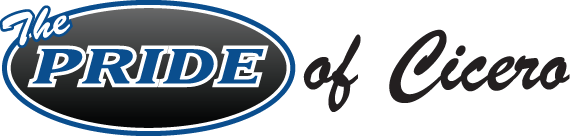 A logo for the pride of cicero is shown on a white background.