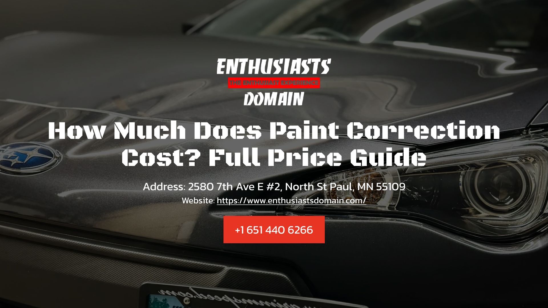 Paint Correction Cost