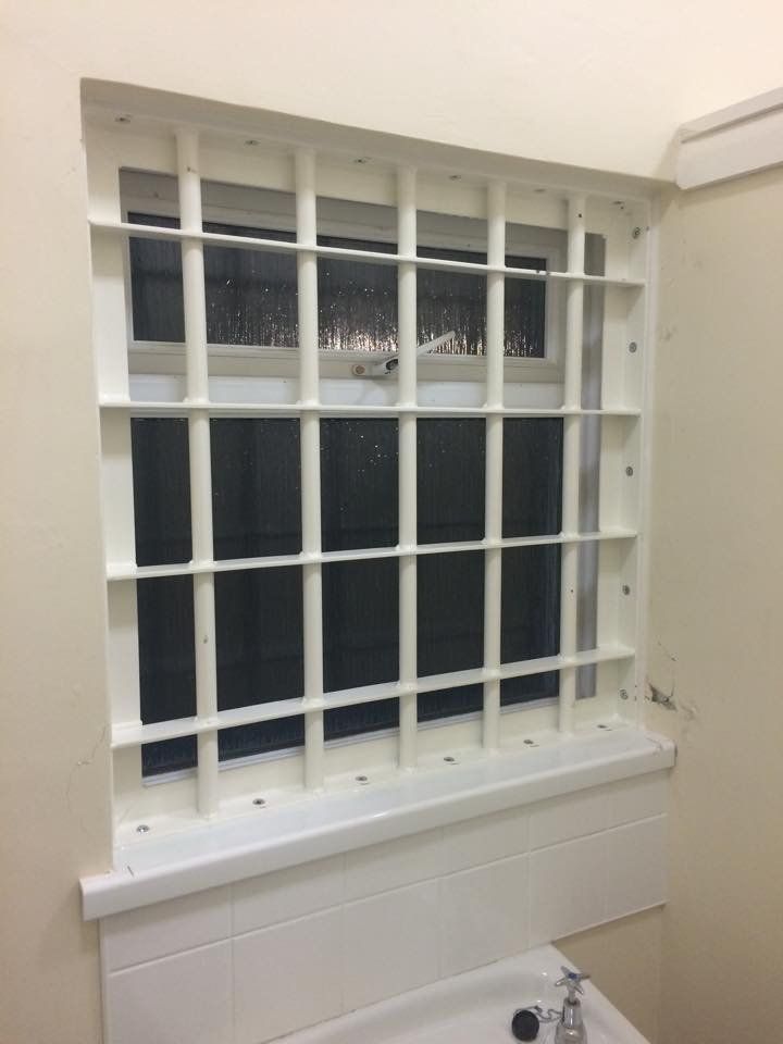 Security bars for installation over windows