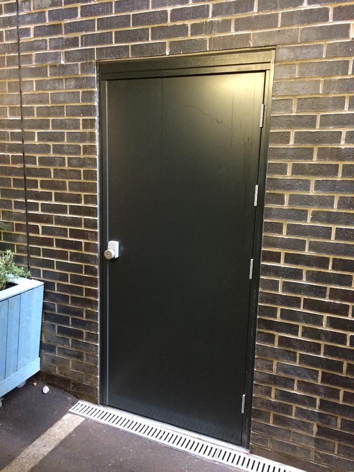 Standard steel security door