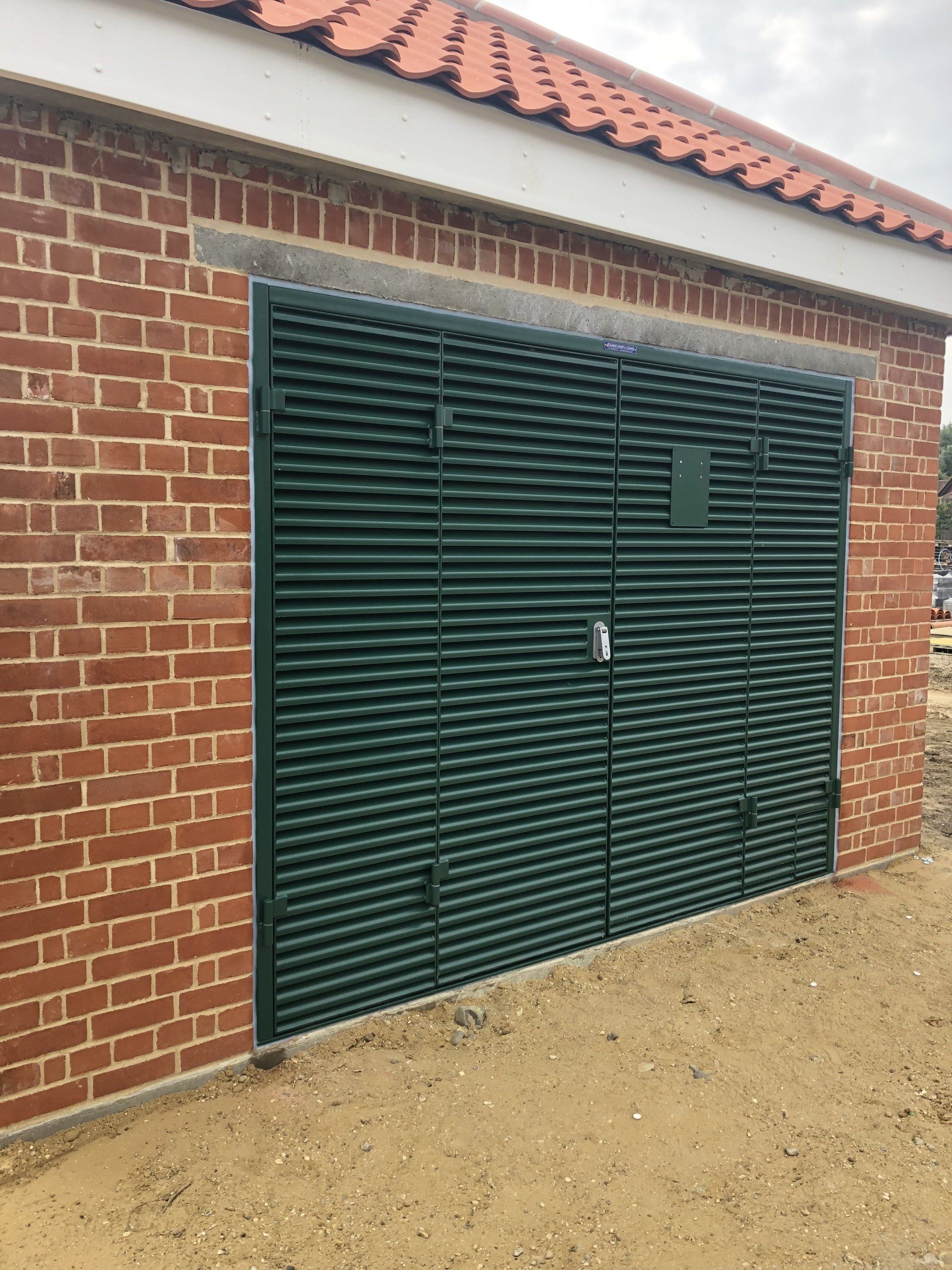 Louvre doors for sub station, plant rooms, bin stores etc.