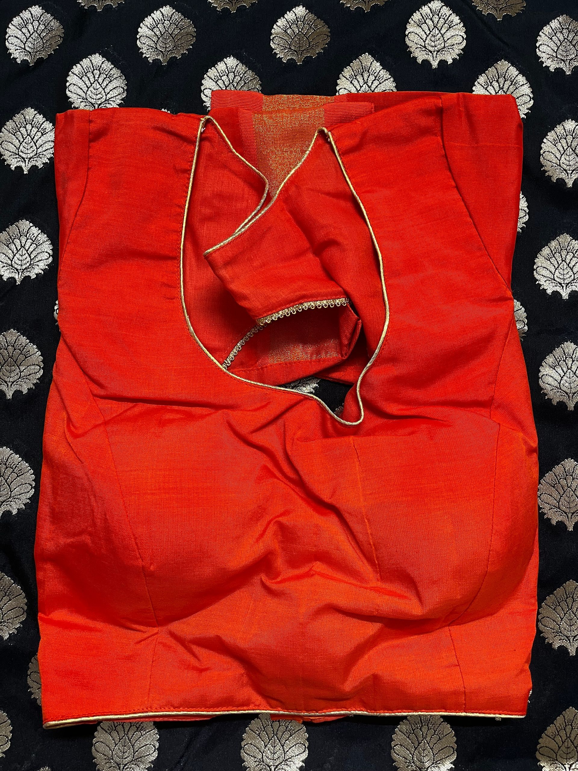 Cotton Silk Green Saree- Blouse Only