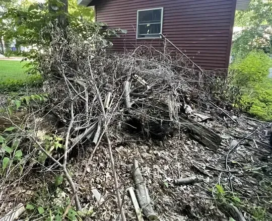 columbus junk removal before - KNS Junk Removal