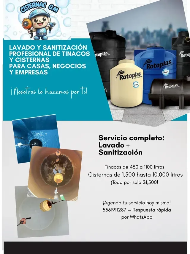 CISTERNAC GM - Lavado y Sanitización CISTERNAC GM - Lavado y Sanitización