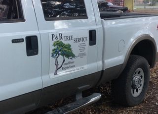 P & R Tree Services, LLC truck