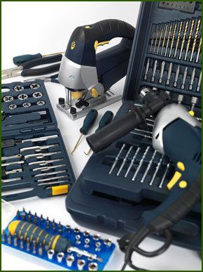 Picture of some tools found in the home Picture of some tools found in the home