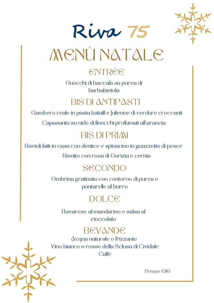 menù natale riva 75 udine
