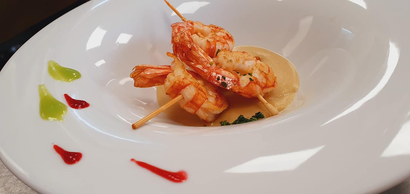 spiedini di gamberetti