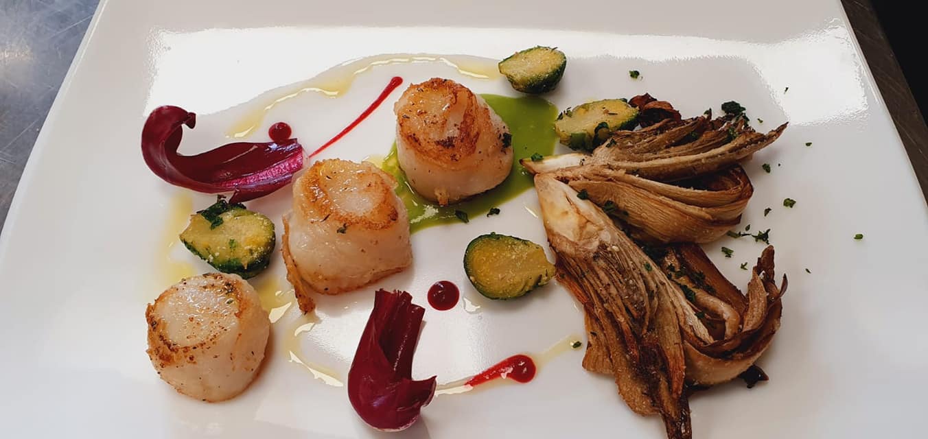 secondo di pesce con verdure