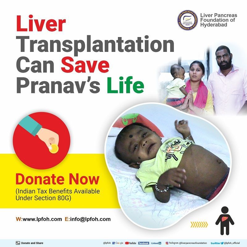 Urgent: Help Pranav to Raise Fund for Liver Transplantation