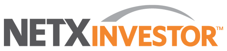 The netx investor logo is shown on a white background
