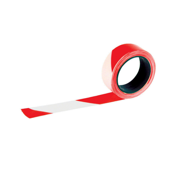 RUBAN RUBAPLAST ROUGE BLANC 100MX50MM