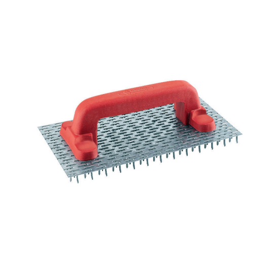 GRATTON TOLE POIGNEE PLASTIQUE FERMEE 240-480 POINTES - TALIA