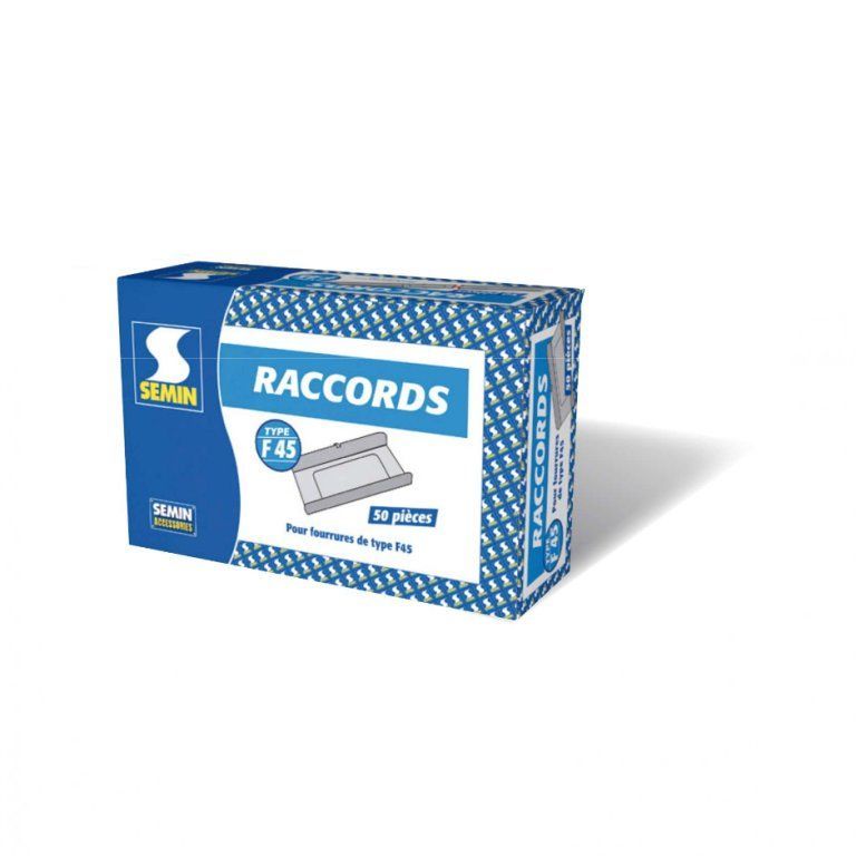 RACCORD POUR FOURRURE F45 50pcs - SEMIN
