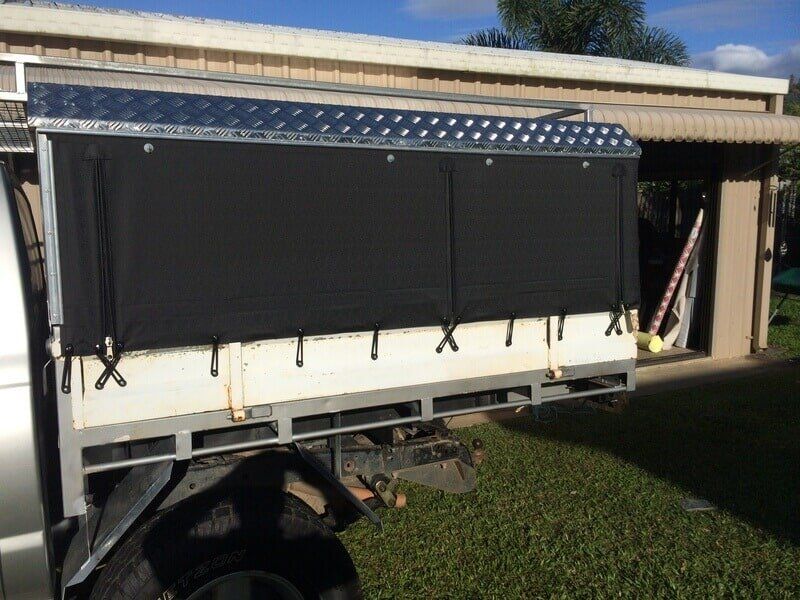 Side View Of Trailer Truck — Our Projects in Gordonvale, QLD