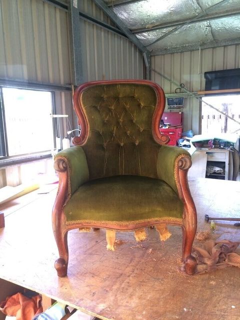 Grandfather Chair (Before) — Before and After Project in Gordonvale, QLD